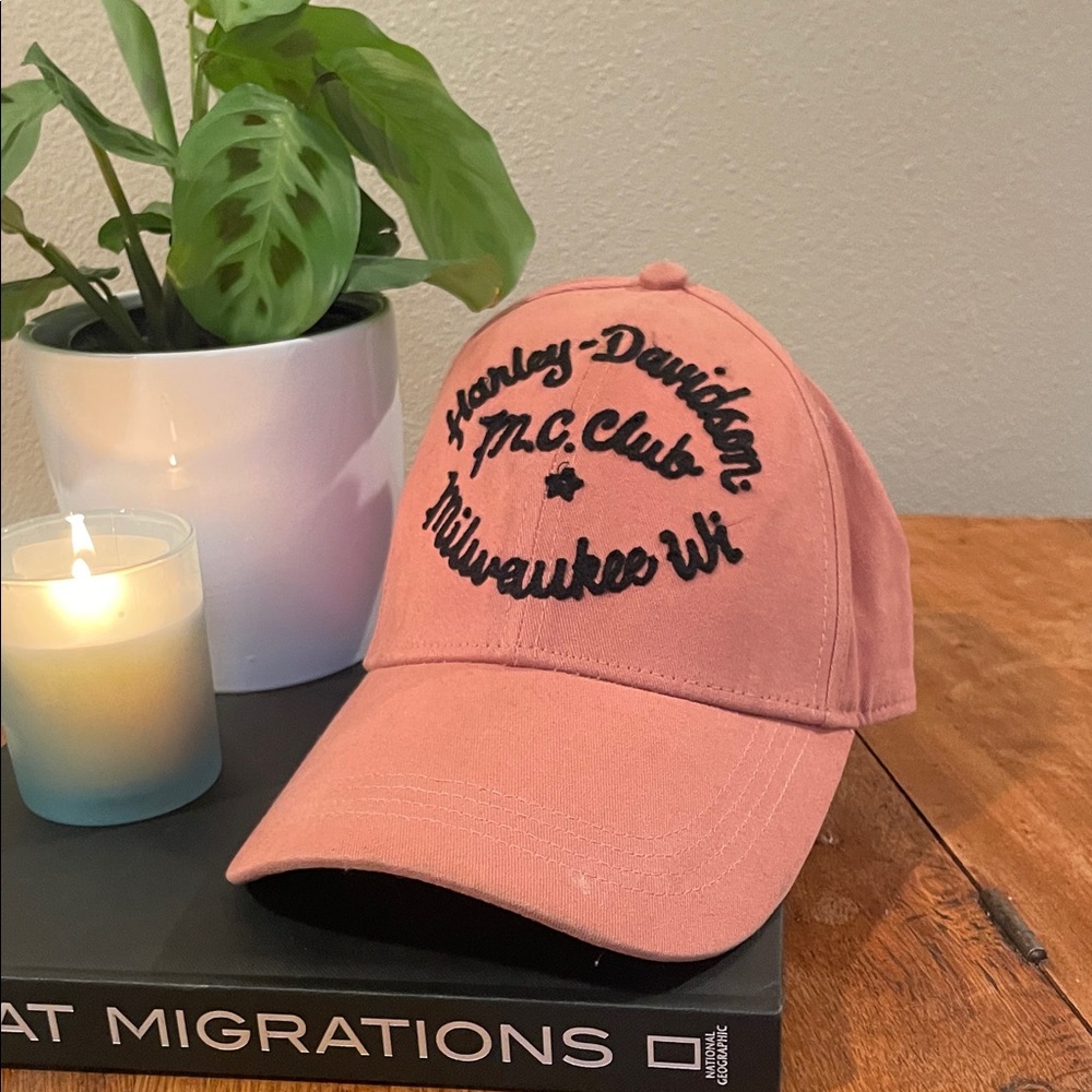 Harley-Davidson “Club Crew” Limited Edition Baseball Cap -- Mauve – Women’s